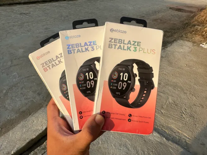 ZEBLAZE BTALK 3 PLUS!! LACRADO!! PROMOÇÃO!!