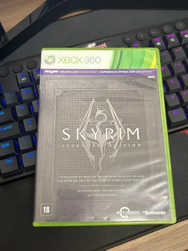 The Elder Scrolls V Skyrim Legendary Edition Jogo Mídia Física Xbox360