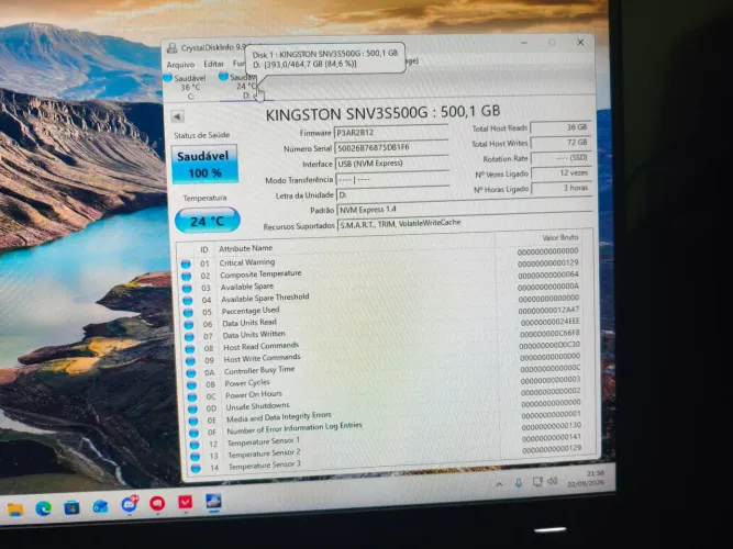 SSD KINGSTON 512GB NV3 