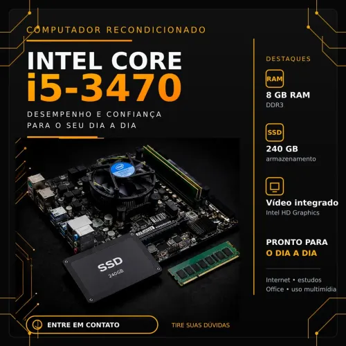 Computador INTEL I5 256gb