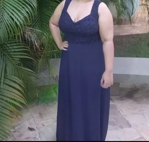 Vestido Azul tamanho 50 BLUE Shop