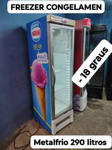 FREEZER EXPOSITOR CONGELAMENTO FROST FREE ENTREGA