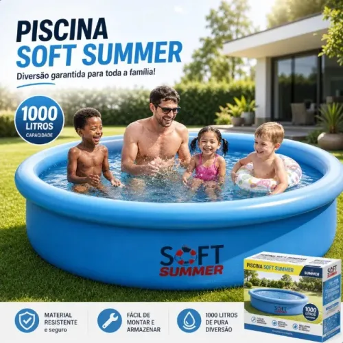 ACHADINHO SHOPEE Piscina Infantil 1000 Litros Redonda Oferta Imperdível