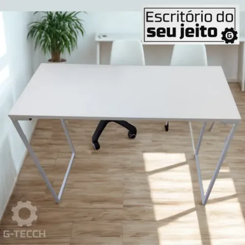 Escrivaninha NOVA Mesa Multiuso Estilo Industrial para Notebook Computador de Estudo Birô