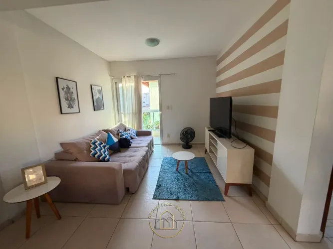 Apartamento Mobiliado com 1 quarto, vaga de garagem no Recreio, Rio das Ostras/RJ