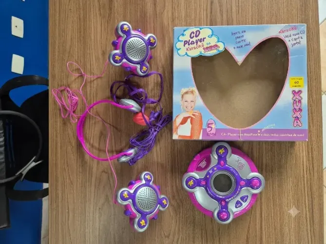 CD Player Karaokê da Xuxa - Item Raríssimo de Colecionador / Anos 2000
