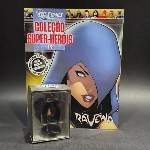 Miniatura Ravena Raven Eaglemoss DC Comics + Fascículo 19