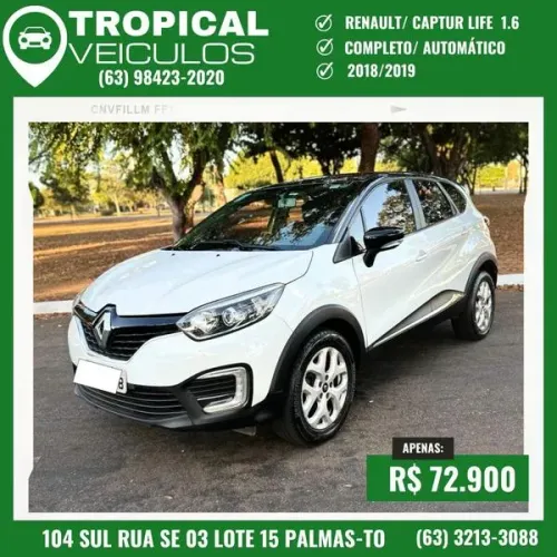 Renault Captur Life 1.6 16V Flex 5P Aut. 2019