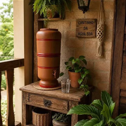 Filtro de Barro 4L 100% com velas de filtro novas!