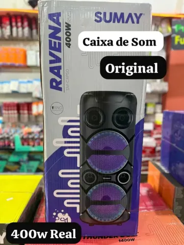 Caixa de som da sumay de 400w RMS original