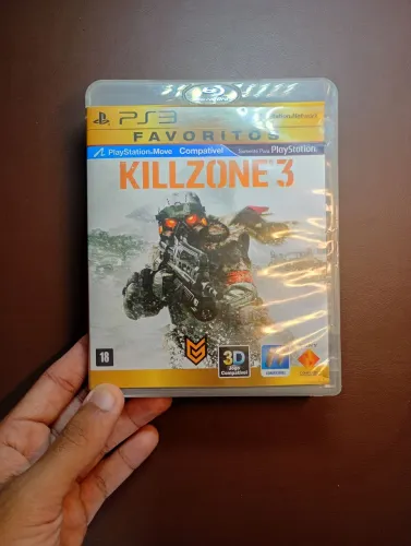 Jogo Killzone 3 PS3 Original mídia física - Completo com manual (Série Favoritos)