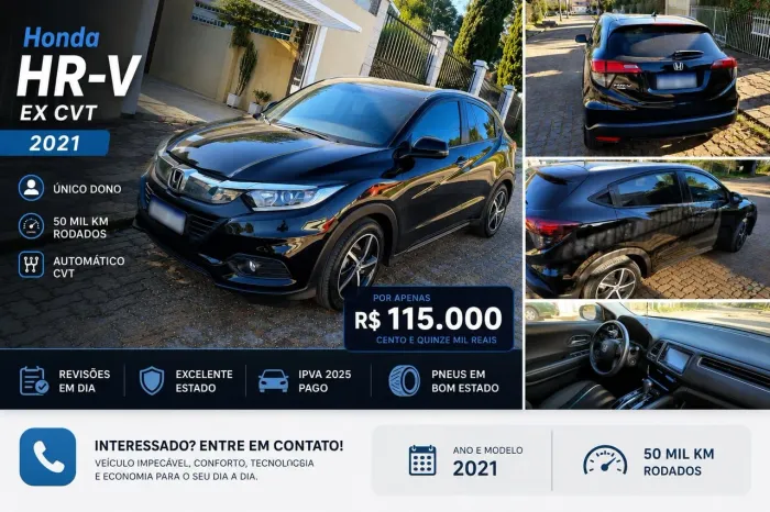 Honda HR-V EX 1.8 Flexone 16V 5P Aut. 2021