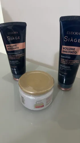 Kit Eudora shampoo condicionador e máscara 