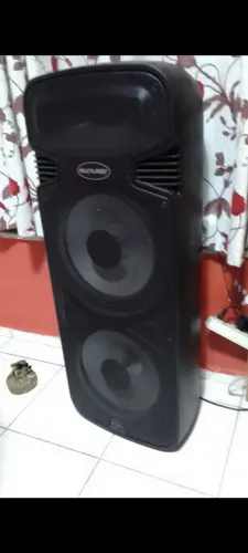 CAIXA SOM TORRE DOBLE POLEGADAS 15 MULTILASER WATTS 3.500  ACEITO CARTÃO CREDITO