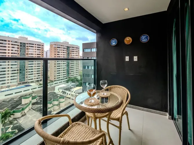 STUDIO MOBILIADO 39M² EM ARMAÇÃO - SALVADOR - BA