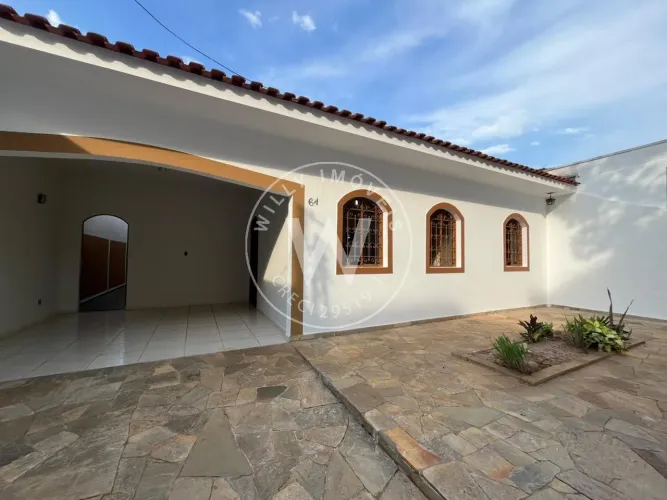 Casa para Locação em Presidente Prudente, Vila Mathilde Vieira, 3 dormitórios, 1 suíte, 2