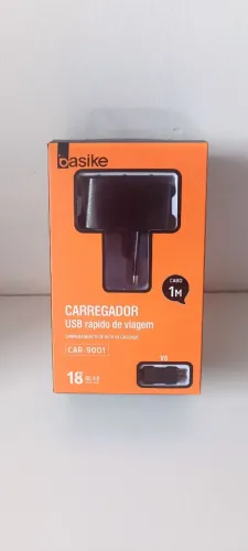 Carregador Basike Rápido 18W - V8- CAR-9001