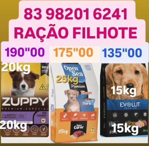 RAÇÃO FILHOTE 