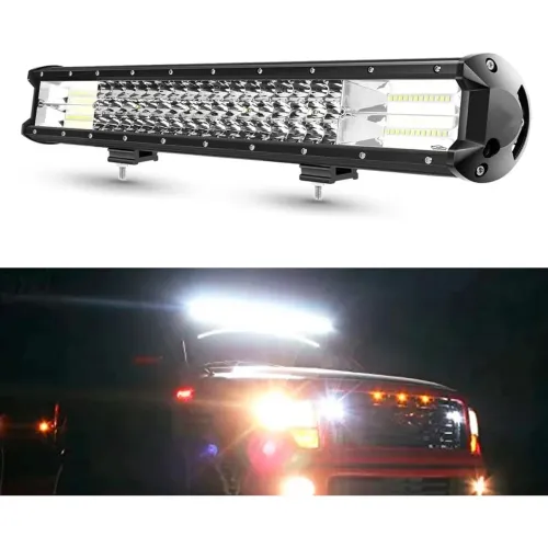 Barra Led Cree Farol 7d 288w 12-24v Carro Caminhão Universal