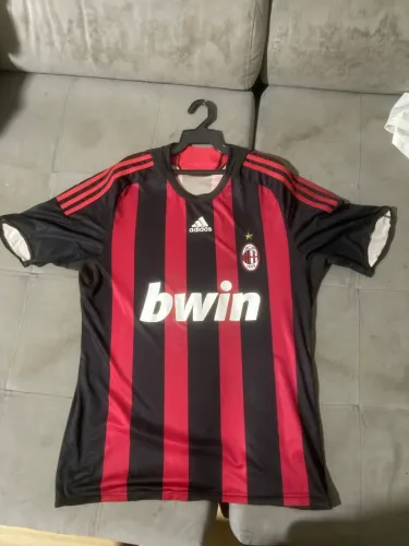 Camisa Do Milan Adidas Bwin Temporada 2009/10