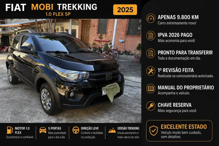 Fiat Mobi Trekking 1.0 Flex 5P 2025