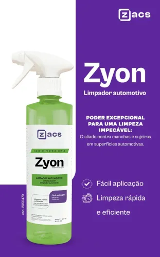 Produtos de limpeza zacs, vintex e Vonixx