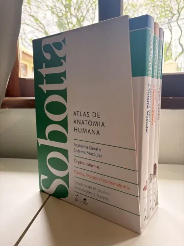 Sobotta - Atlas de Anatomia Humana | Coleção Completa 4 Volumes