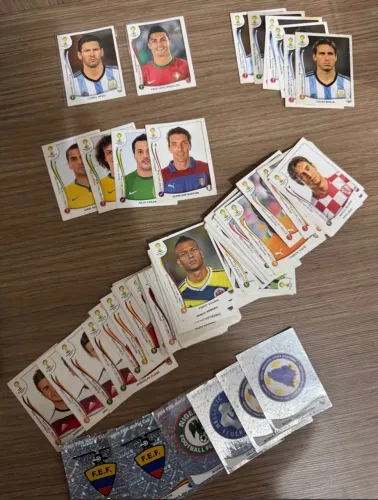 Lote de Figurinhas Copa 2014