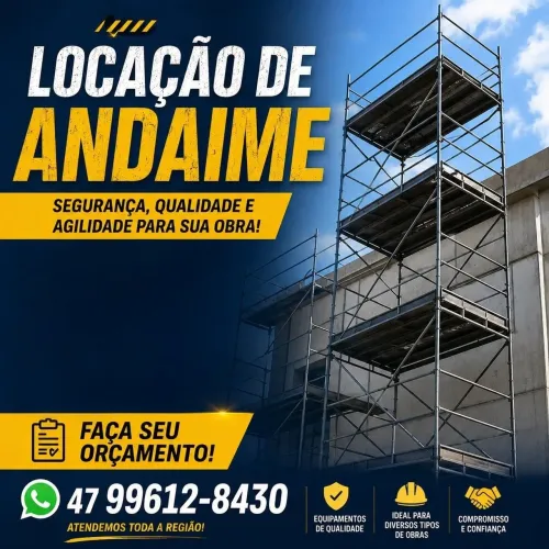 Andaime locação
