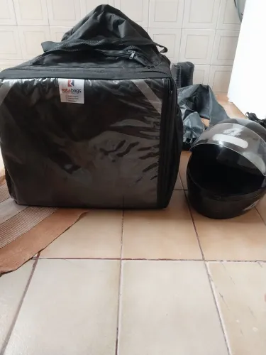 Capacete e bag