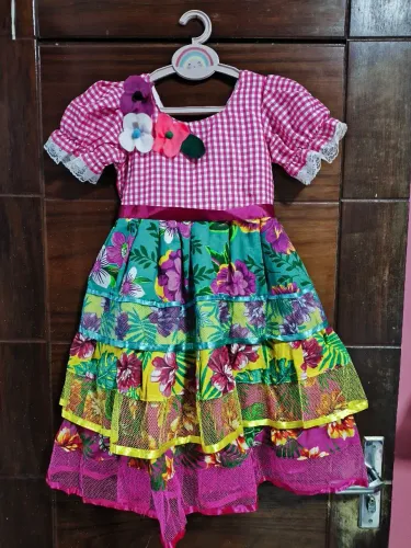 Vestido Junino infantil 