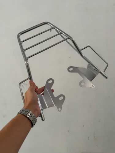 Bagageiro com alça cromado para Start/fan 160 2025 