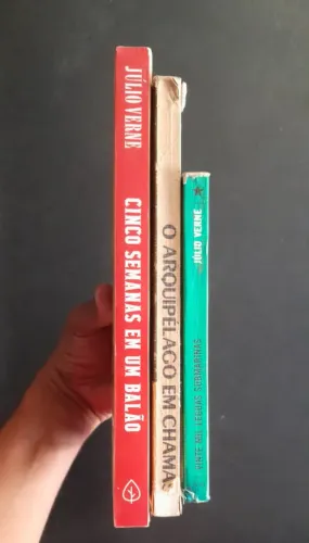 Kit 3 Livros Júlio Verne - Clássicos de Aventura e Ficção