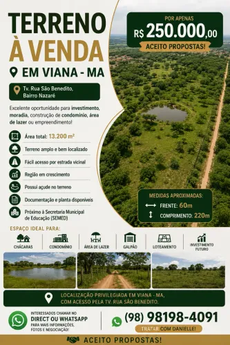 Terreno a venda em Viana