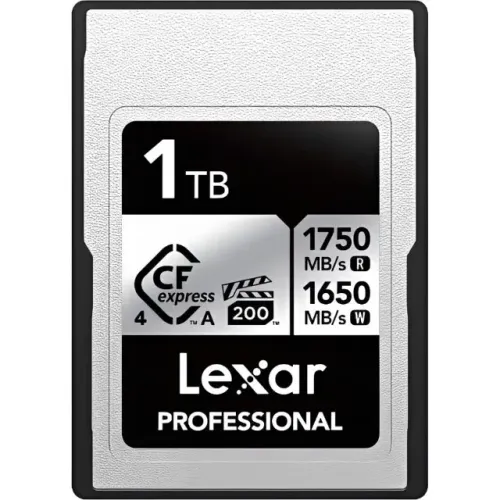 Mem Cfexpress 4.0 Lexar Professional Silver Tipo A 1750-1650 MB/s 1TB (LCAEXS4001T-Rneng)