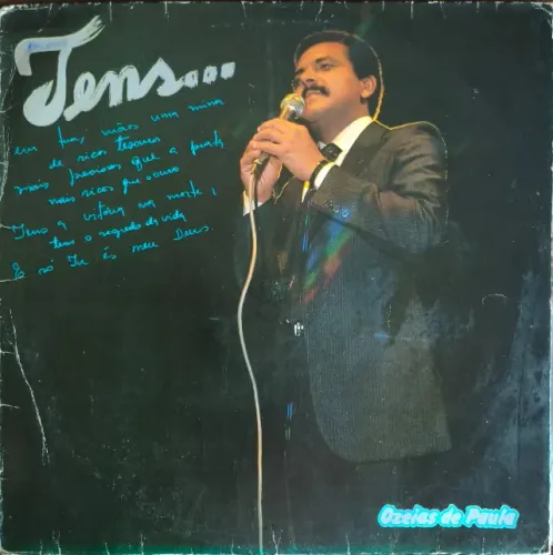 Lp Disco de Vinil Gospel Evangélico Ozéias De Paula - Tens - Raro
