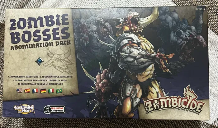 Zombicide Zombie Bosses Abomination Pack em espanhol