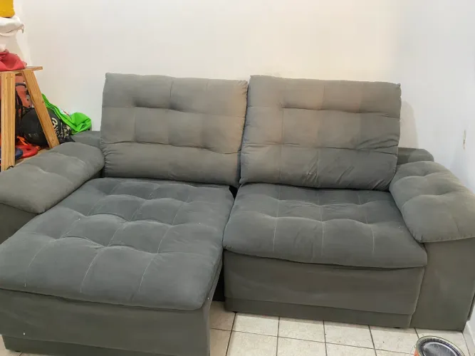 Sofá reclinável 2 lugares