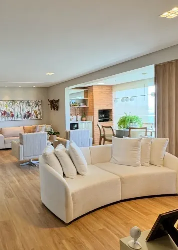 Sofá Orgânico Branco - Design Moderno, Elegante e Sofisticado