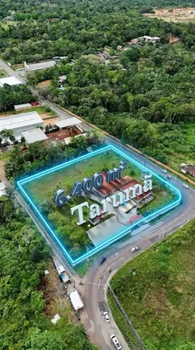 Terreno Lote Sítio Chácara Hotel Pousada 6.400m² 8 Quartos 6 Suítes Piscina Tarumã Manaus-