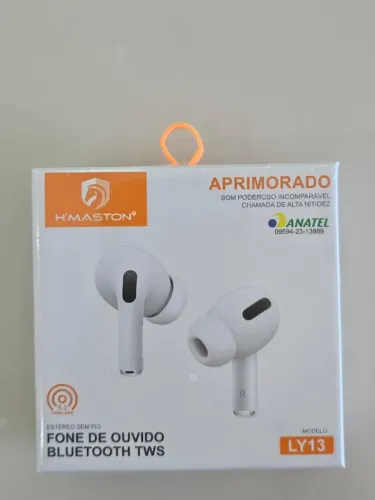 Vendo fones bluetooth LY13 H'Maston, lacrados em perfeito estado. Brancos e Pretos.