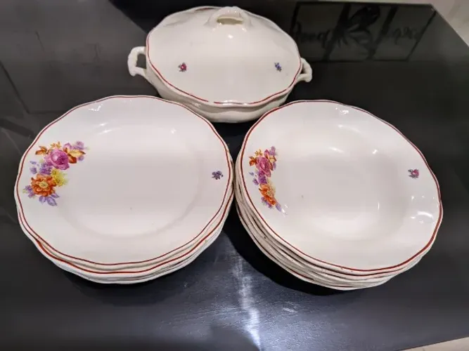Jogo de Sopeira Porcelana