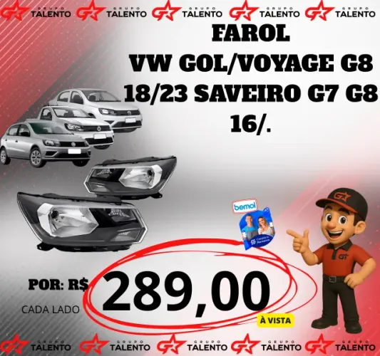 FAROL GOL G8 SAVEIRO G7 G8