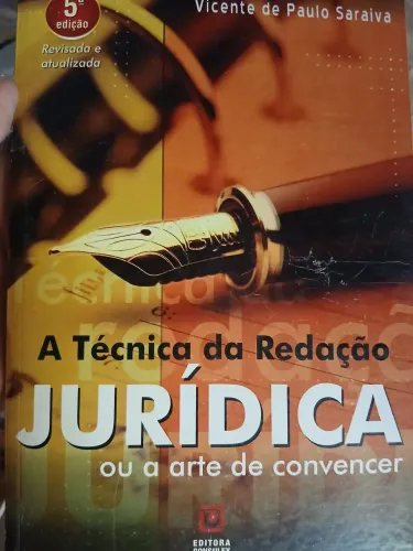 Livro a técnica da redação jurídica