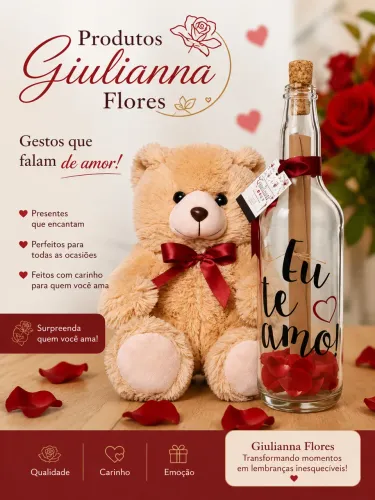 Garrafa Vidro Ursinho Dudu