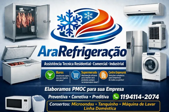 Assistência técnica refrigeração e lava roupa 
