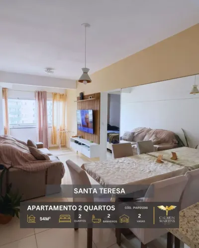 Imóvel para venda APARTAMENTO 2 QUARTOS (1 SUÍTE) Em Santa Teresa.