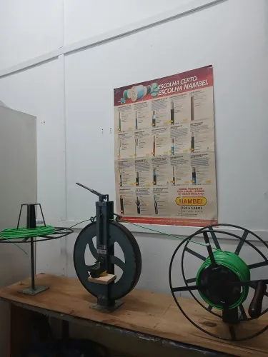 Máquina de Medir e enrolar fios com marcador de metragem