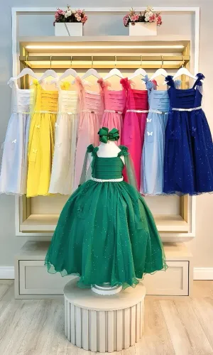 Vestido para formatura infantil