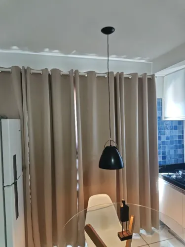 Cortina Bege Riachuelo PERFEITO ESTADO DE CONSERVAÇÃO com BLACKOUT 4 peças
